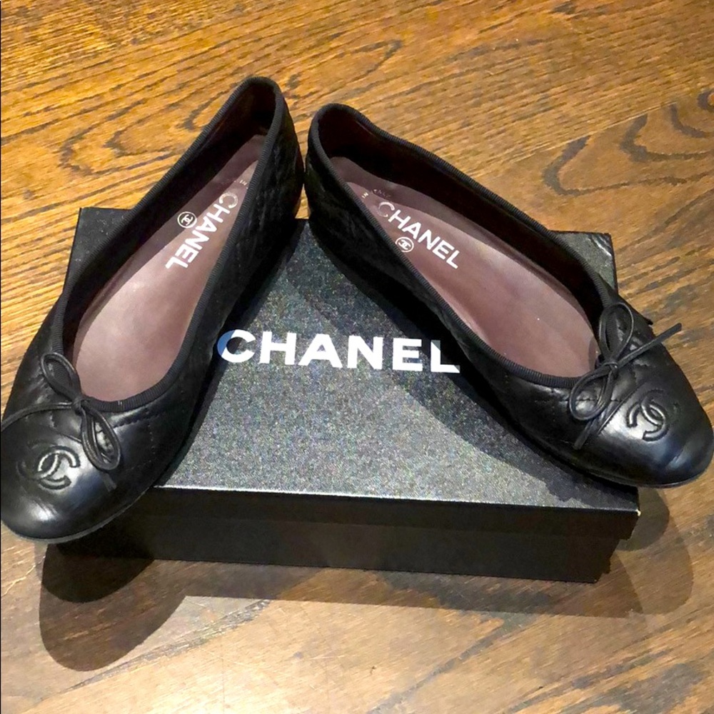 Chanel ballerina loafers